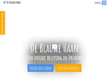 Tablet Screenshot of blauwehaan.nl
